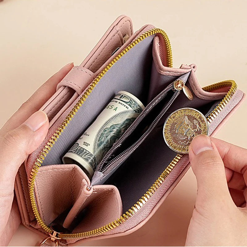 Elegant Money Bag – PU Leather Purse with Coin Pocket